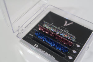 Glitter / Ombré Sample Lash Trays